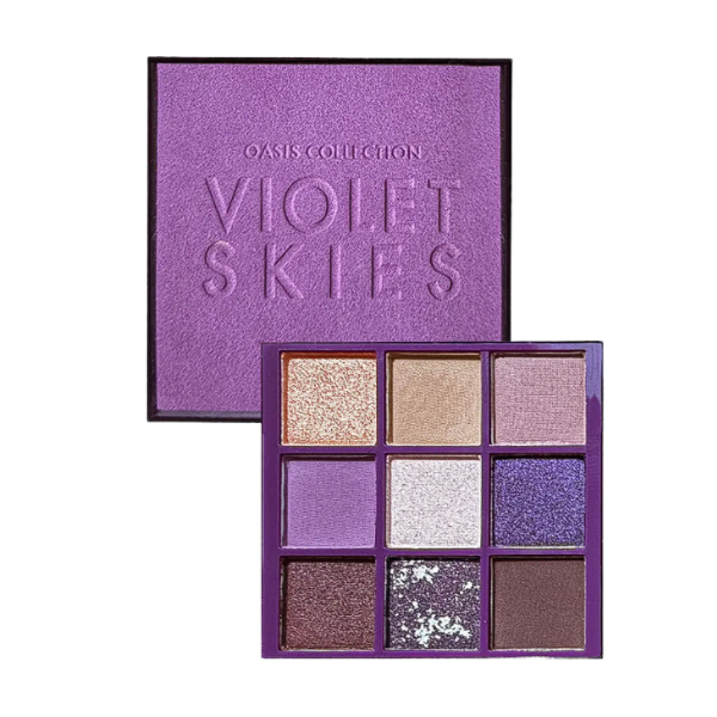 Paleta de Sombras Farmasi - Oasis Collection Violet Skies